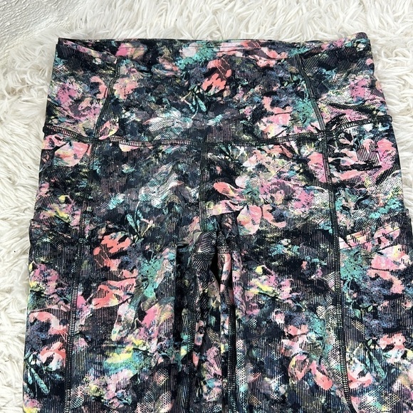 Lululemon Fast & Free Crop II *Nulux 19" Dappled Daze Multi - Picture 2 of 5